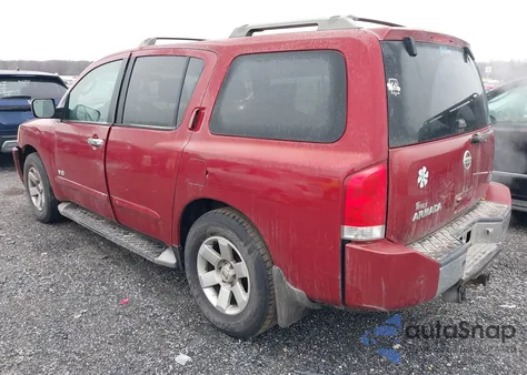 2005 Nissan Armada Le z USA, uszkodzony, nr VIN 5N1AA08B85N706842